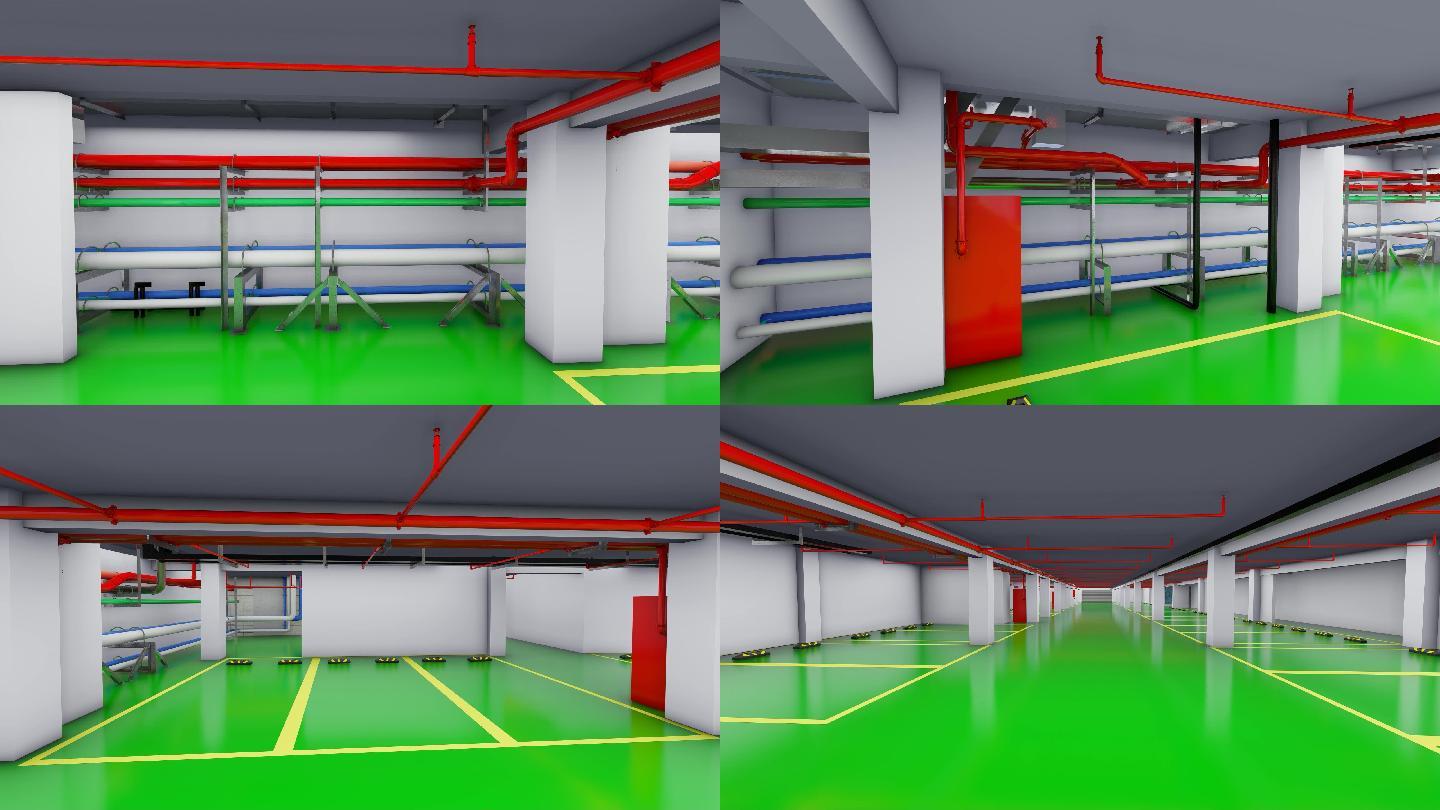 lumion地下車庫機(jī)電漫游_2560x1440_高清視頻素材下載(編號:6565777)_